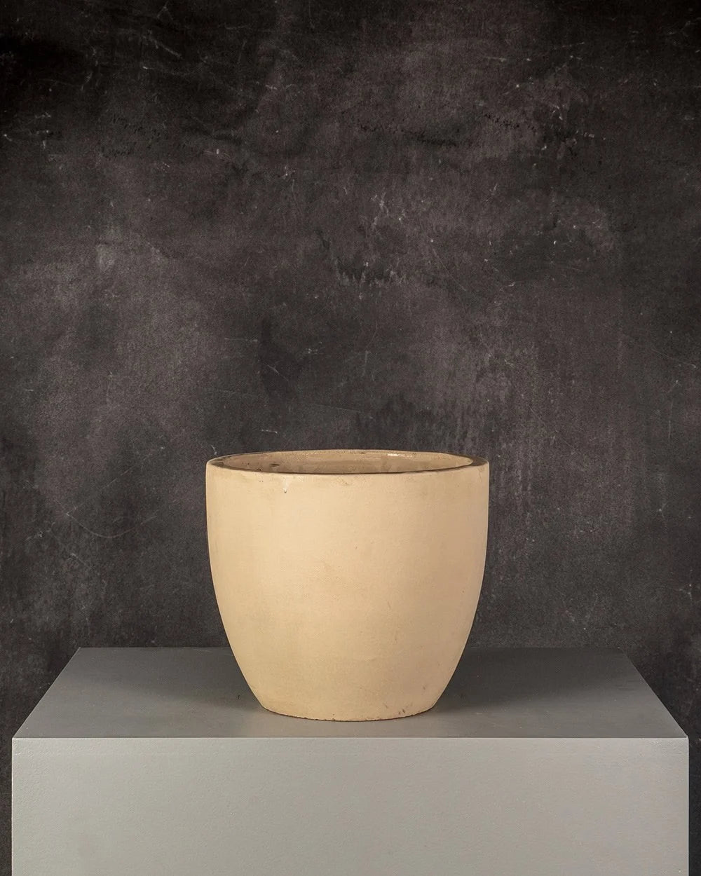 Terracotta Pot Beige Patinated
