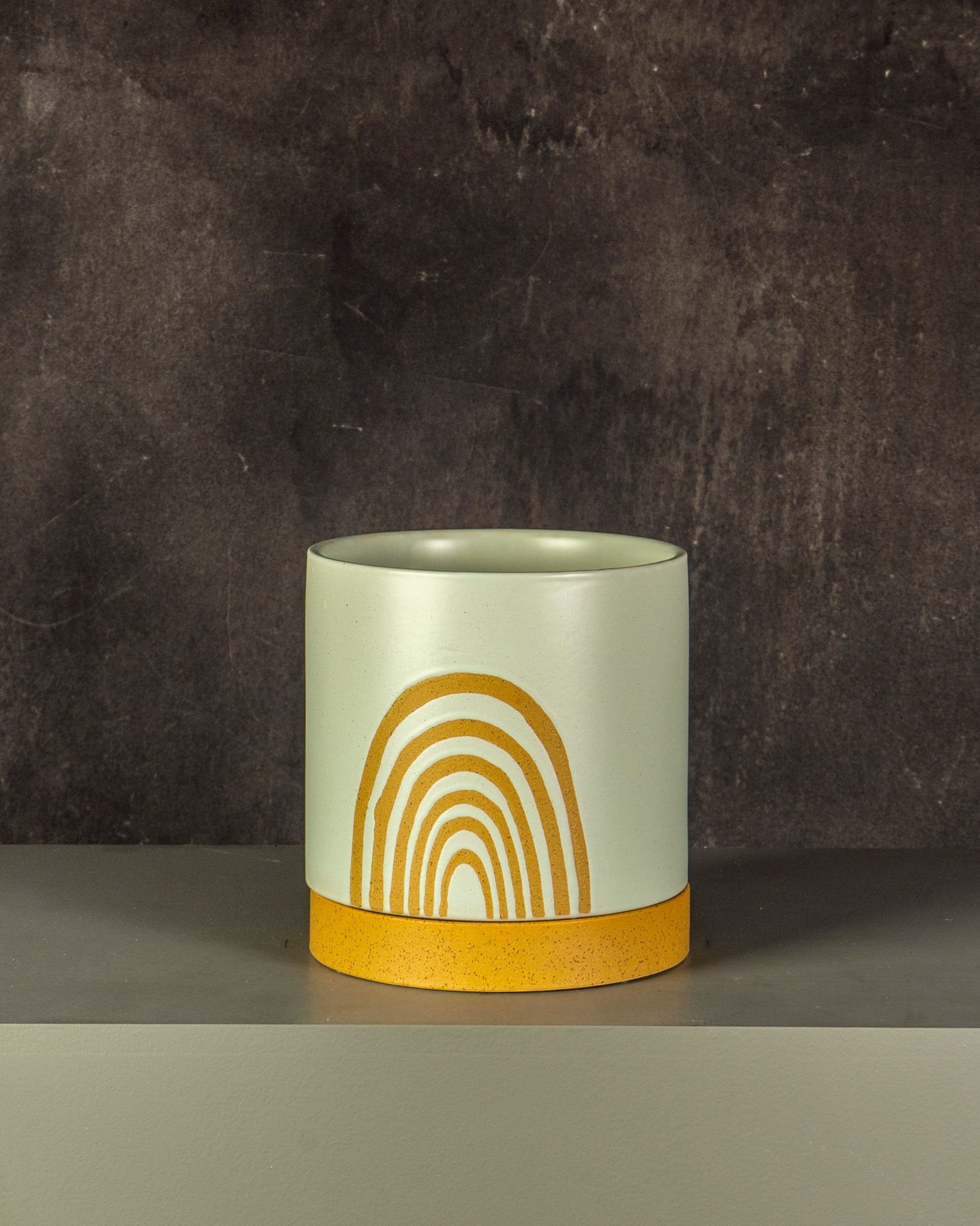 Mint Green Ceramic Arch Pattern