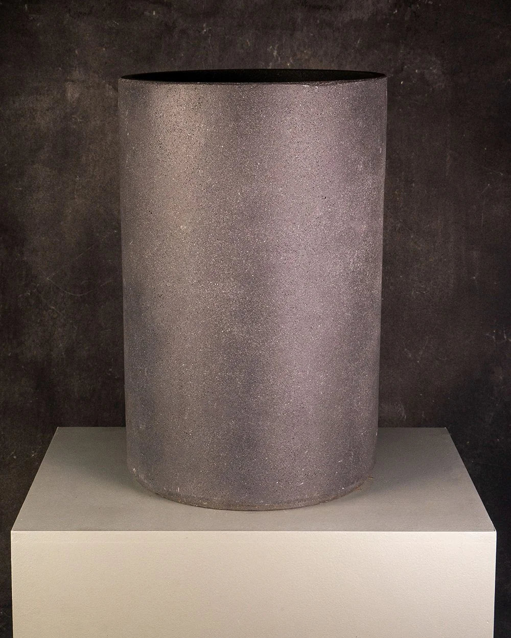 Fibreglass Pot - Charcoal Cylinder