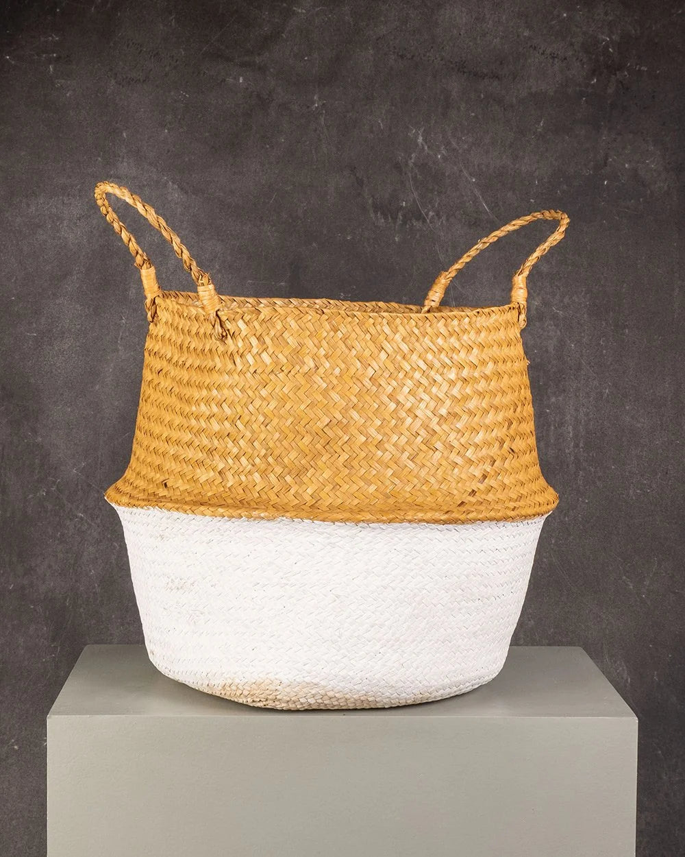 Rattan Painted Woven Basket