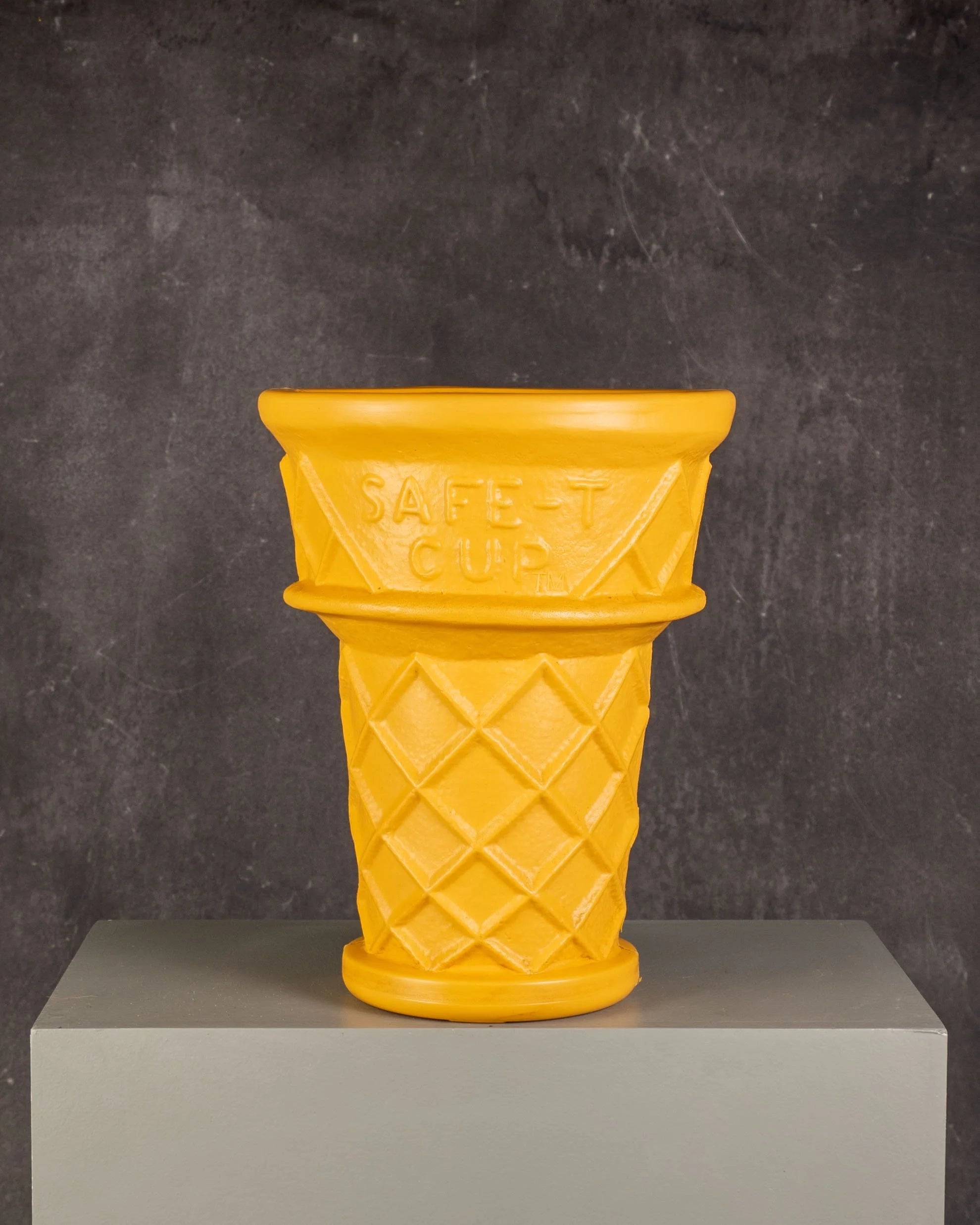 Plastic Pot Ice Cream Cone