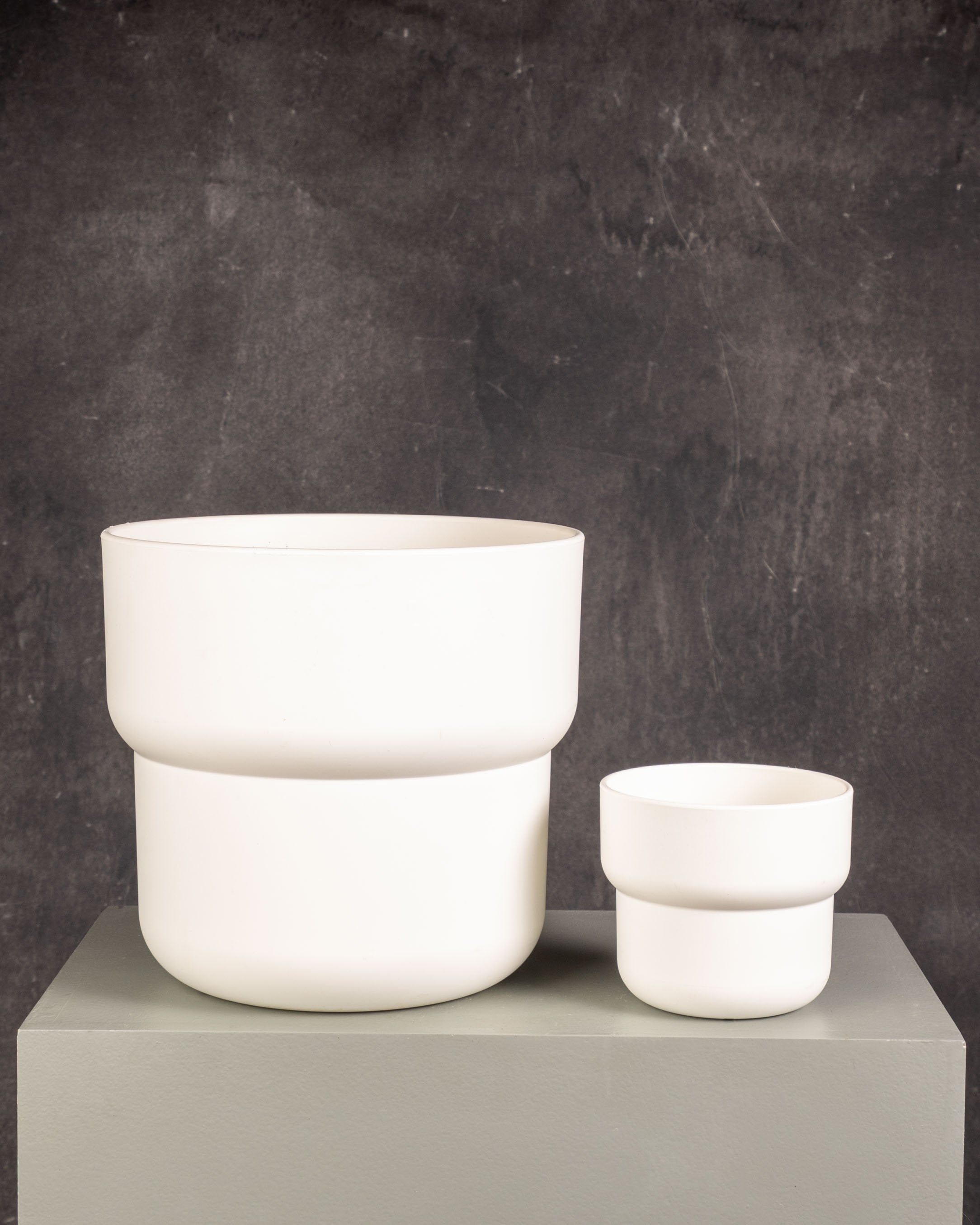 PVC Pots - White