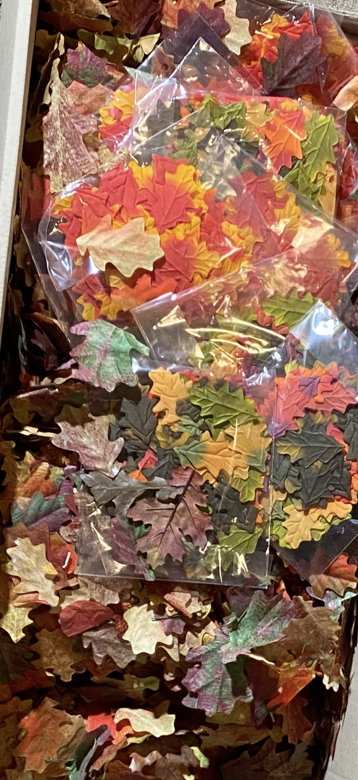 Artificial Oak Leaves