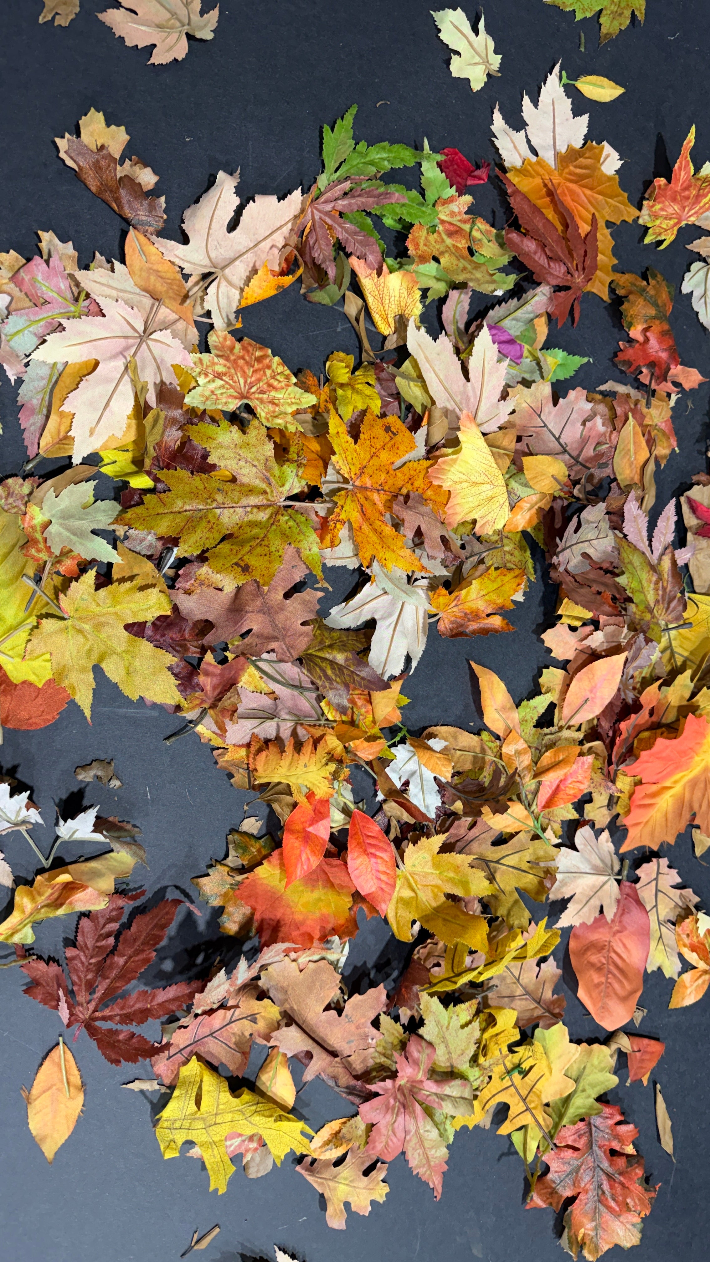 Artificial Autumn Maple Singles