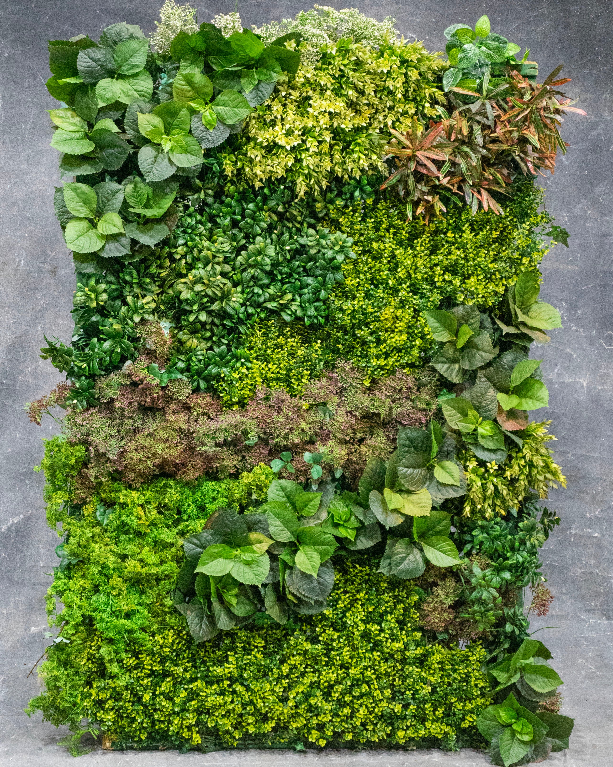 Mixed Green Wall Panel
