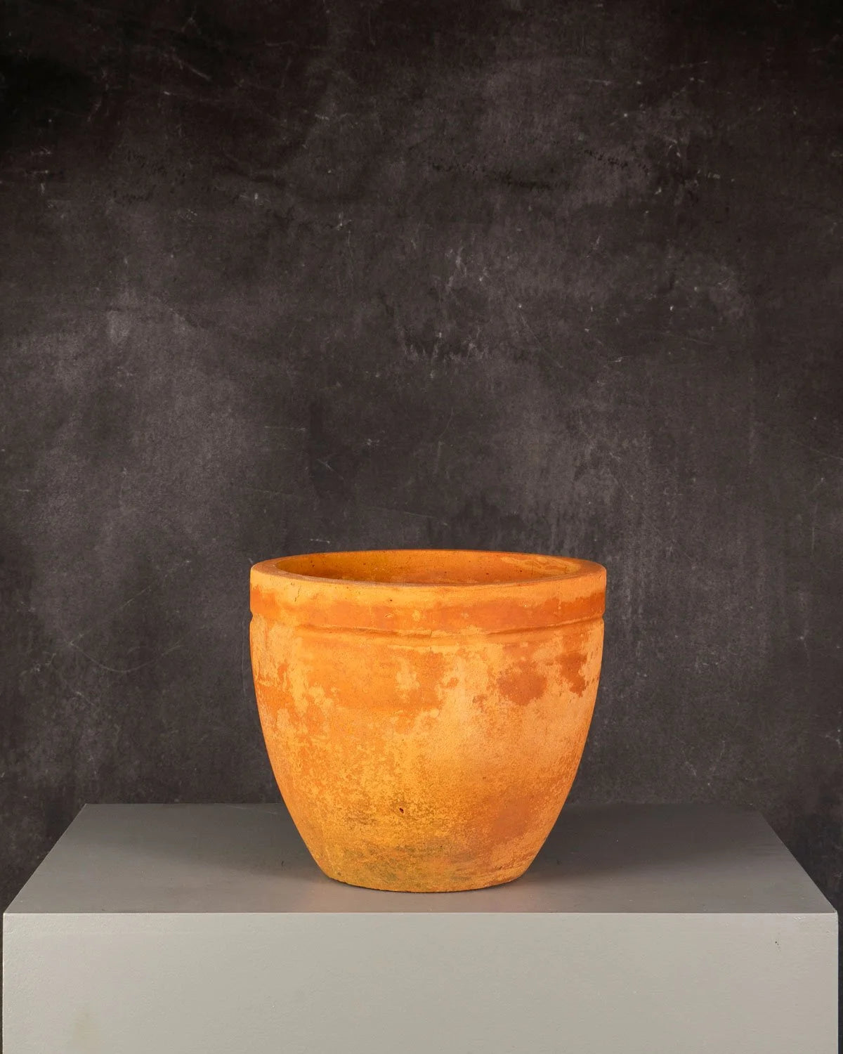 Terracotta Pot Patinated Egg