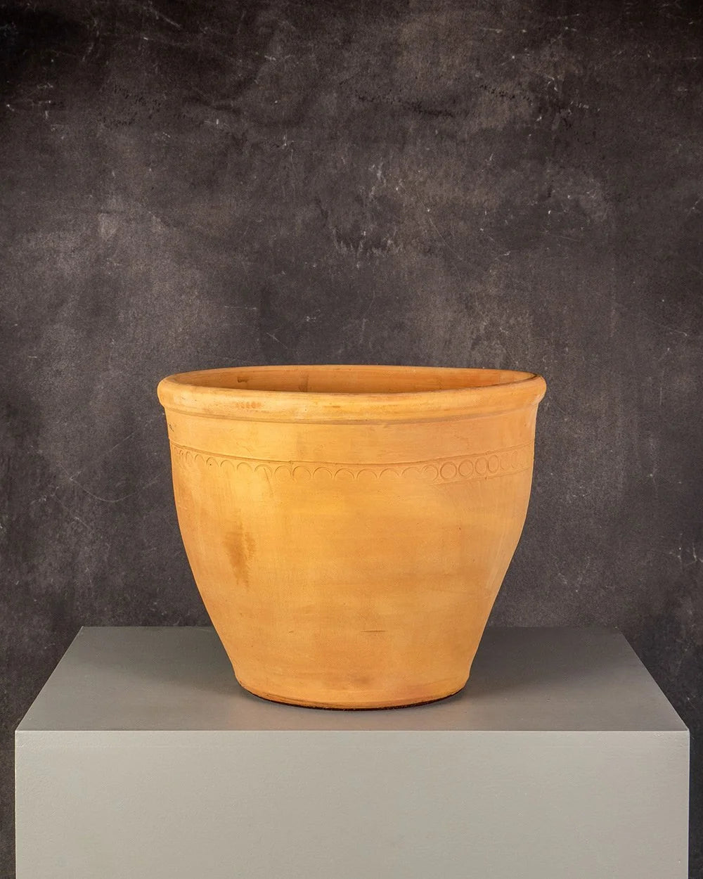 Terracotta Pot Unfired with Detail