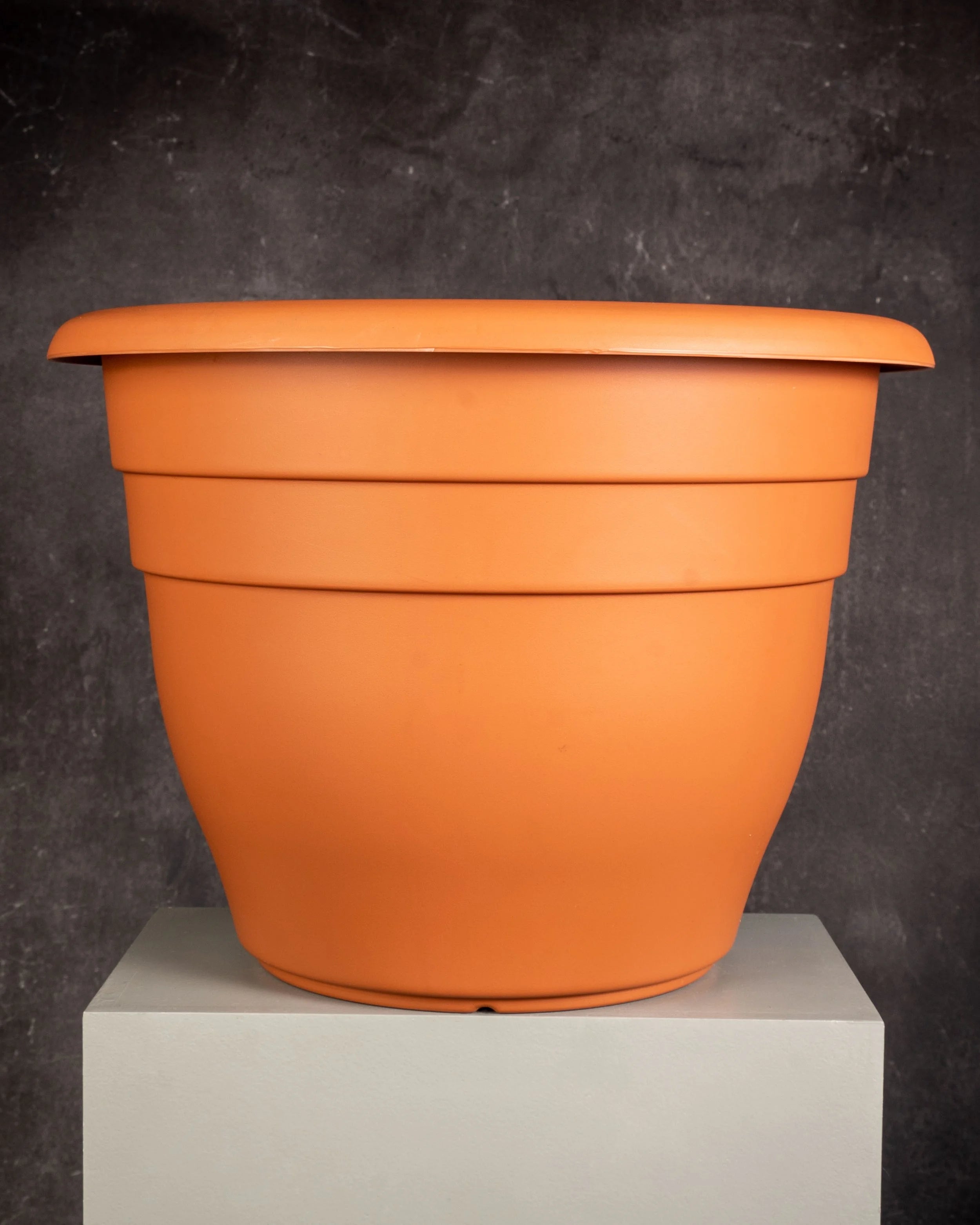 PVC Pot Stepped Terracotta