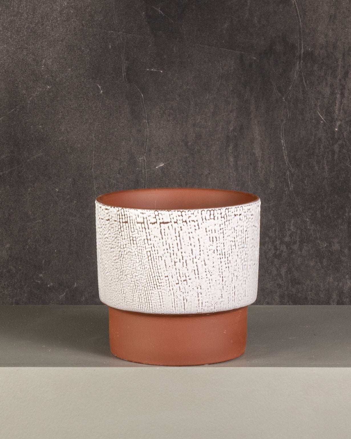 Ceramic Pot White Top