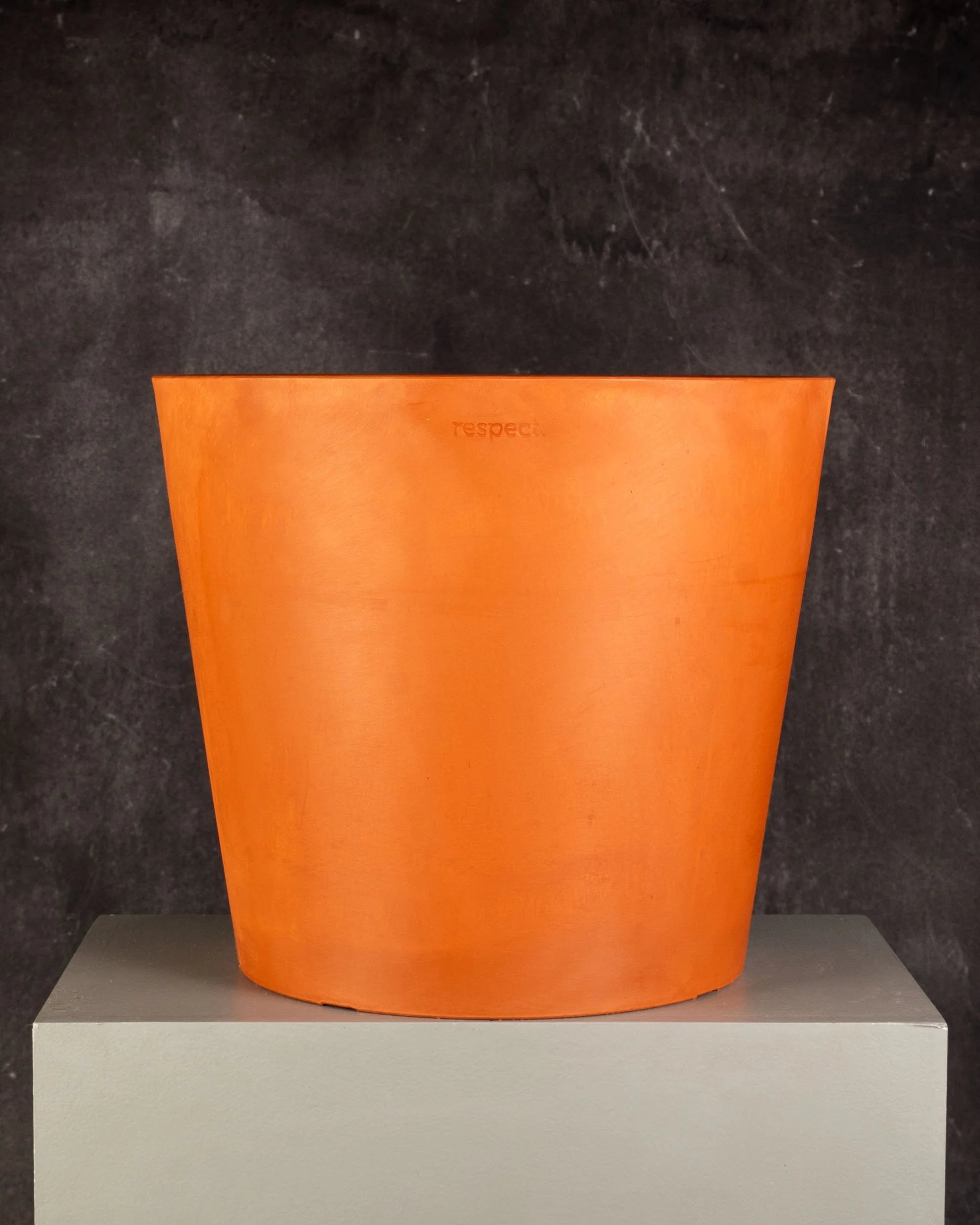 PVC Pot Tapered Terracotta #1