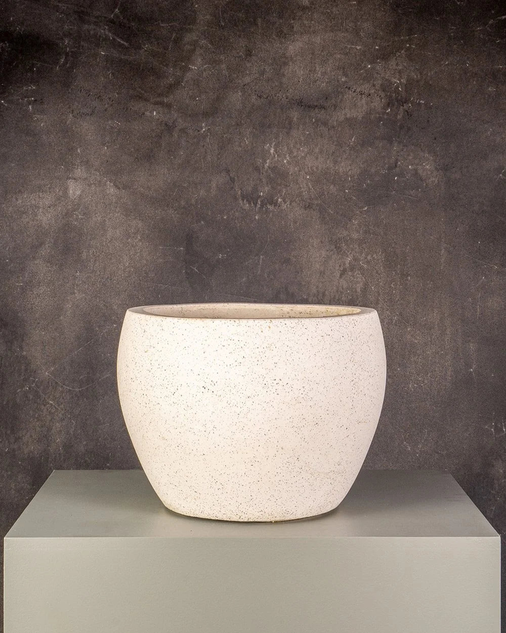Terrazzo Pot - White
