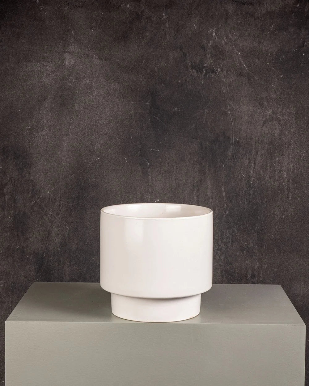Ceramic Pot Stepped Base