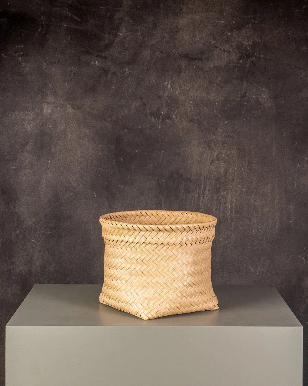 Raffia Basket Woven Synthetic